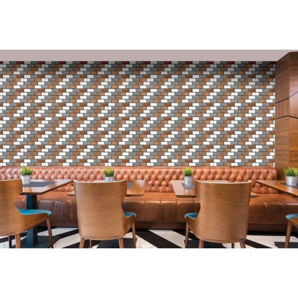 Orientbell Wall Tiles EHM Brick Multi 5 Pcs