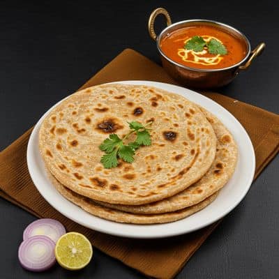 Plain Paratha (2Pcs)