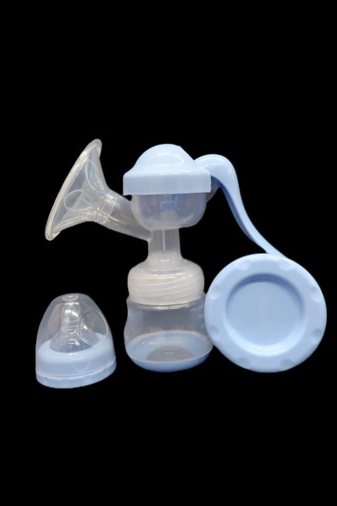 FAIRBIZPS Silicone Manual Breast Pump Manual with Feeding Nipple BPA Free - Manual view 2