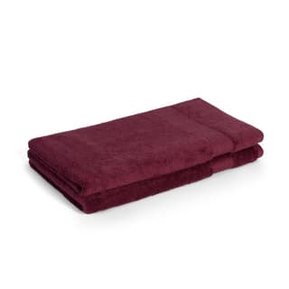 Feather & Spun Organic Cotton Hand Towel (Pack of 2) | Lavender Fragrance | GOTS Certified | Anti Microbial | Fade Resistant | Double Needle Stitch | 550 GSM | 76 cms x 45 cms