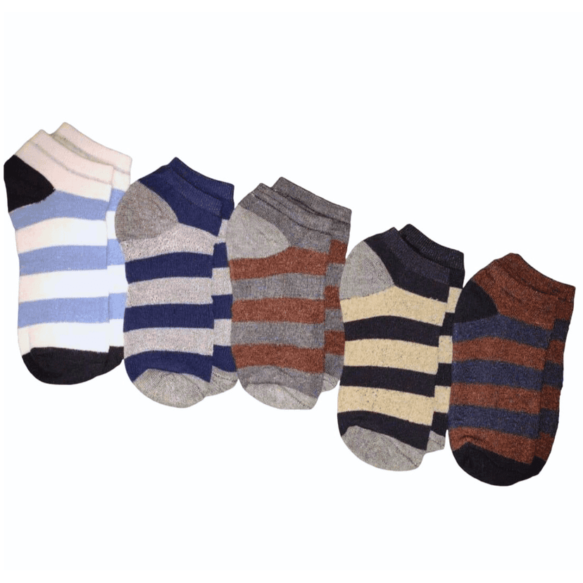 Maxolity Ankle Length Socks For Men & Women Pack Of 5