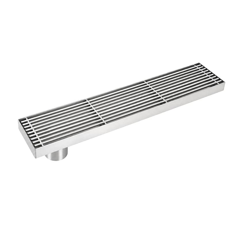 Linear Grill (24 x 4 Inches) 304 Shower Drain Channel Floor Drain