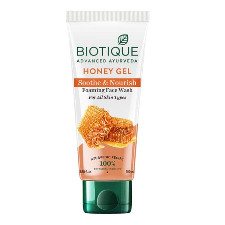 Biotique Honey Gel Soothe & Nourish Foaming Face Wash (100ml) view 8