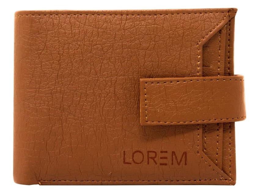 Removable Card Holder Bi-Fold Premium Faux Leather 7 ATM Card Slots Wallet for Men-B