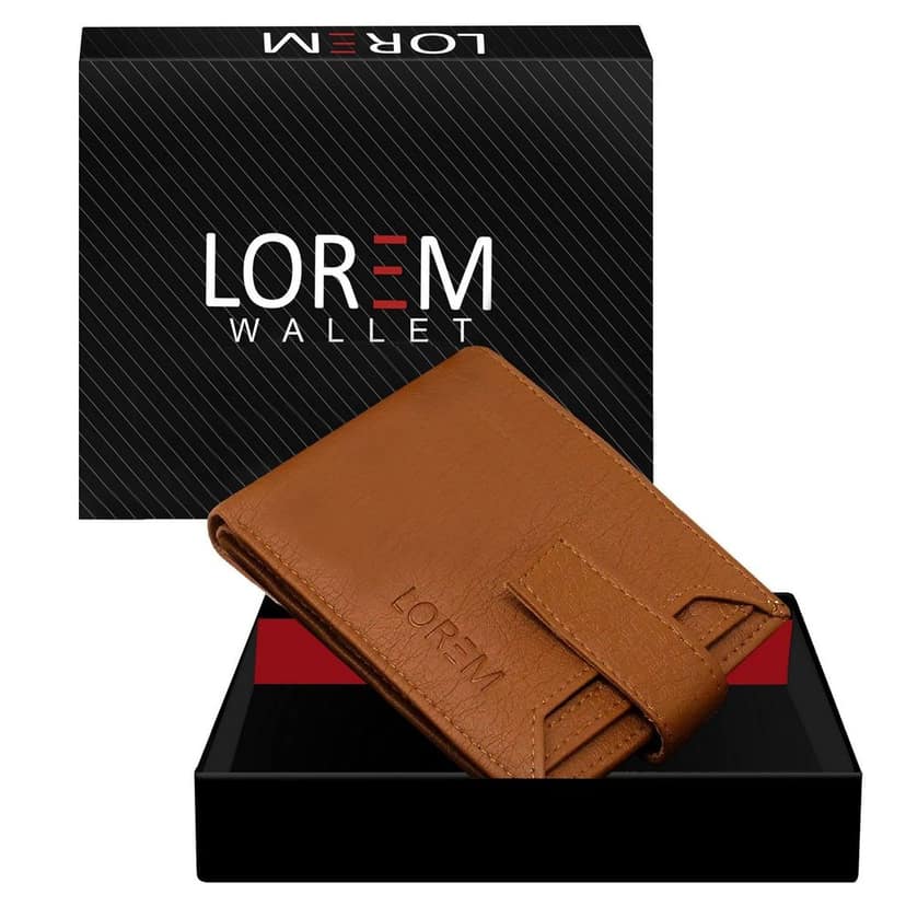 Removable Card Holder Bi-Fold Premium Faux Leather 7 ATM Card Slots Wallet for Men-B view 2