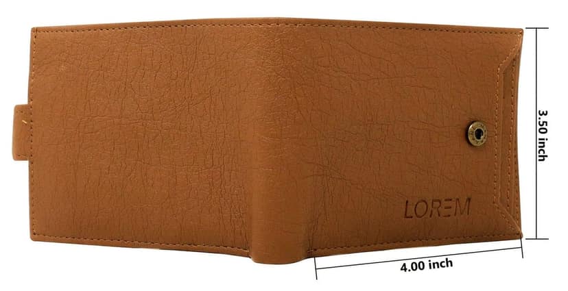 Removable Card Holder Bi-Fold Premium Faux Leather 7 ATM Card Slots Wallet for Men-B view 5