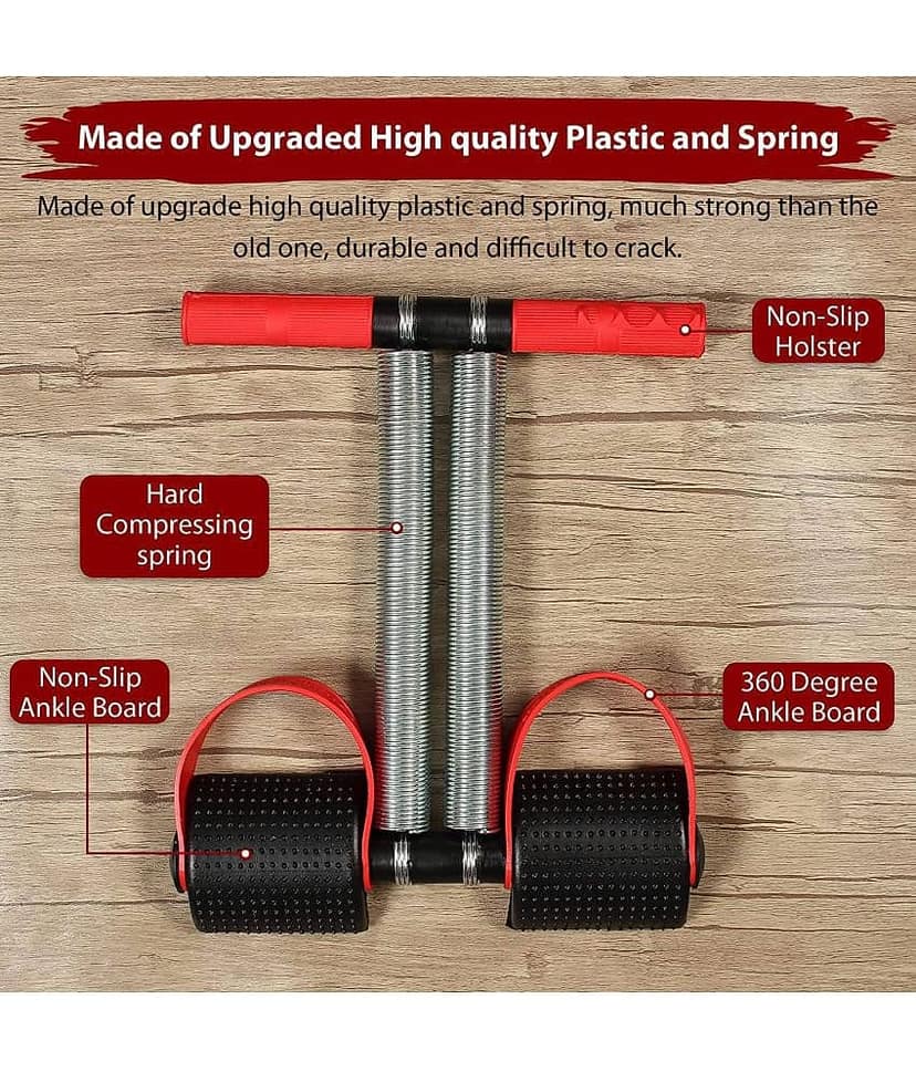 Oddish® Tummy Trimmer Double Spring for Men & Women, Body tonner, Waist trimmer, Fat Buster, Abs Exercise & fitness Equipment, abdominal exercise for Home & Gym Use .