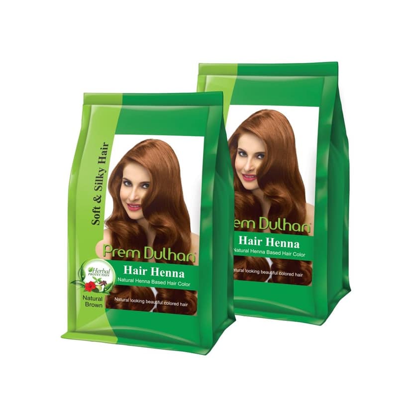 Prem Dulhan Henna Hair Color Natural Brown 125g view 10