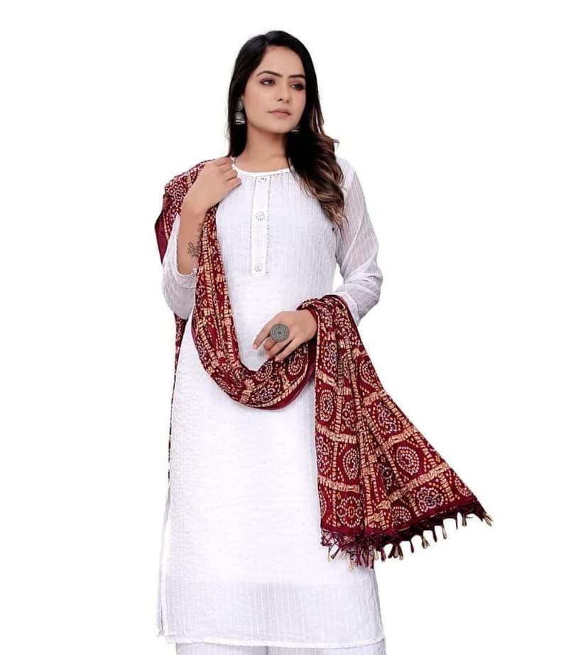 Stylish Kurti and Dupatta Set view 8