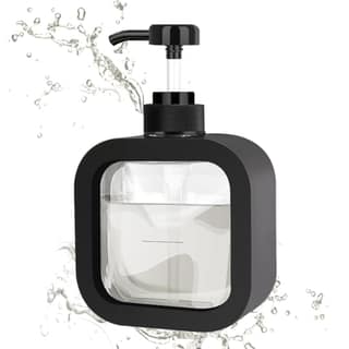Jumbo ABS Liquid Soap Dispenser 300ml Wall Mounted Black