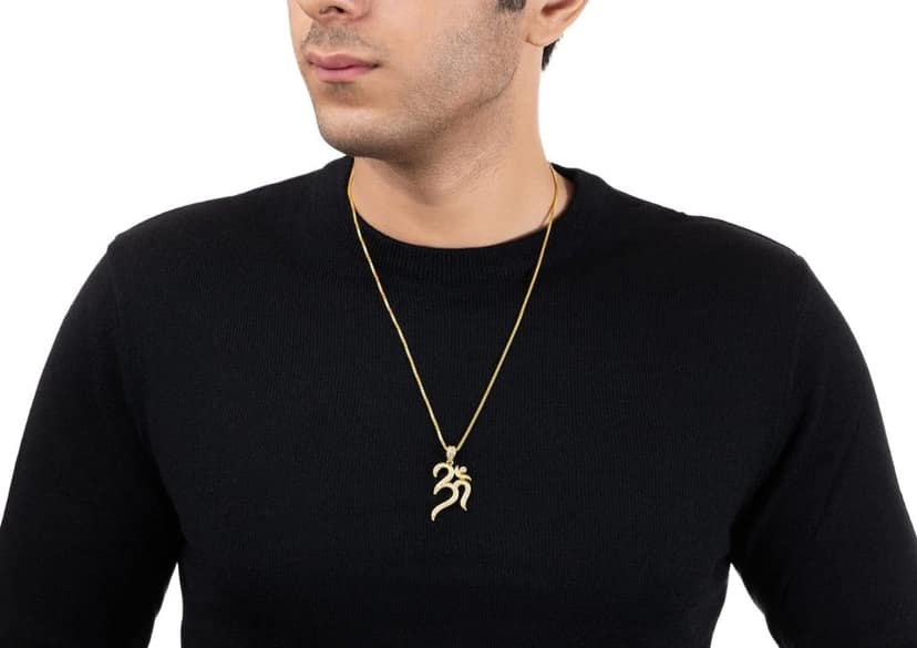 Iced Out Om Pendant view 5