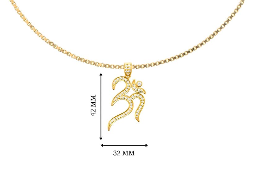 Iced Out Om Pendant view 9