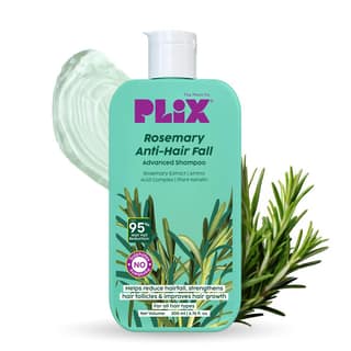 PLIX Rosemary Shampoo for Hair Fall & Breakage Care, Sulphate, Paraben Free PLIX Rosemary Shampoo for Hair Fall & Breakage Care, Sulphate, Paraben Free - White / 200 ml (Pack of 1)