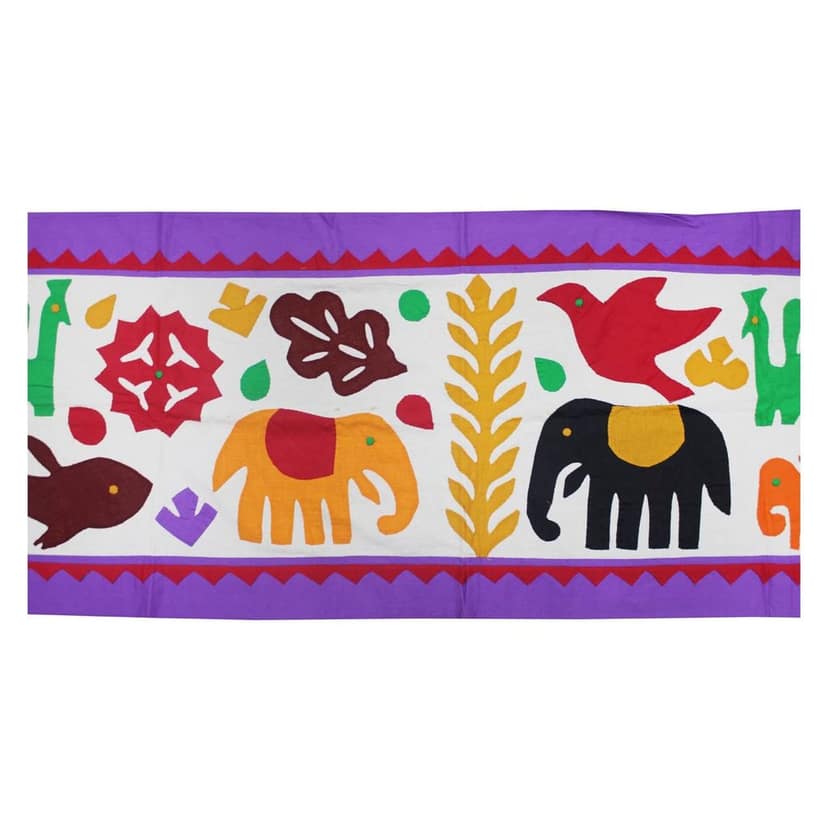 Garvi Gurjari (A Gujarat Govt Enterprise Handmade Applique Cotton Wall Hangings/Wall Decor view 2