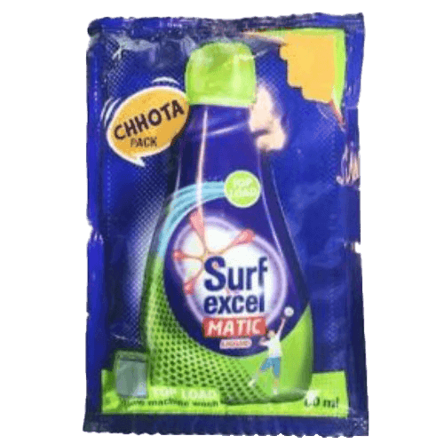 Surf Excel Detergent Liquid Matic Top Load 60ml
