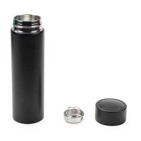 Smart LED Temperature Display Insulated Flask (Matte Black, 500ml) | Touch Sensitive Temperature Control | Daily Hydration view 8