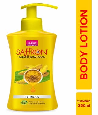 VI-JOHN Saffron Turmeric Fairness Body Lotion for Men & Women 250ml