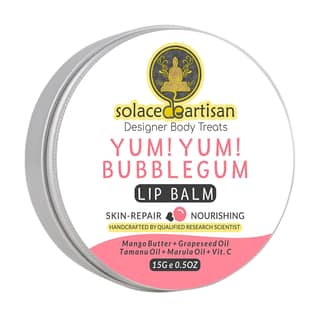 SolaceDeArtisan Yum Yum Bubblegum Skin Repair & Nourishing Lip Balm, 15 gm