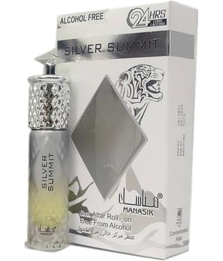 MANASIK SILVER SUMEETI Concentrated Attar Roll On 6ml .