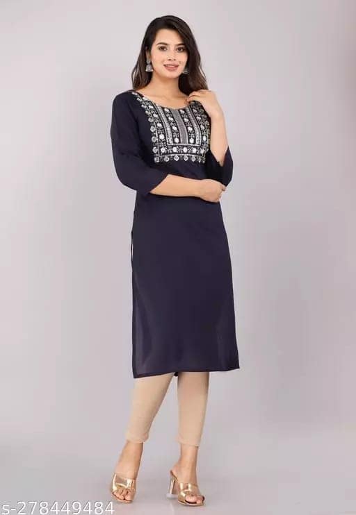 Design Kurta Pant Ethnic Set ( Black ) view 3