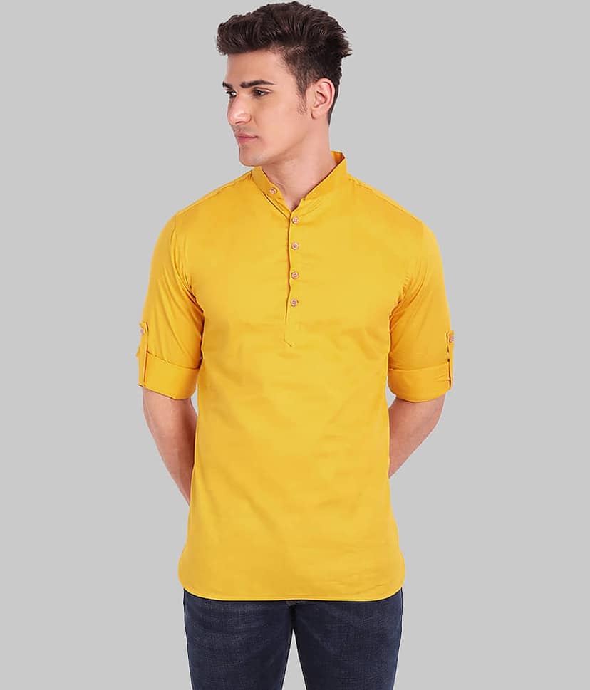 Vibe - Off-White Linen Slim Fit Men's Casual Shirt ( Pack of 1 )