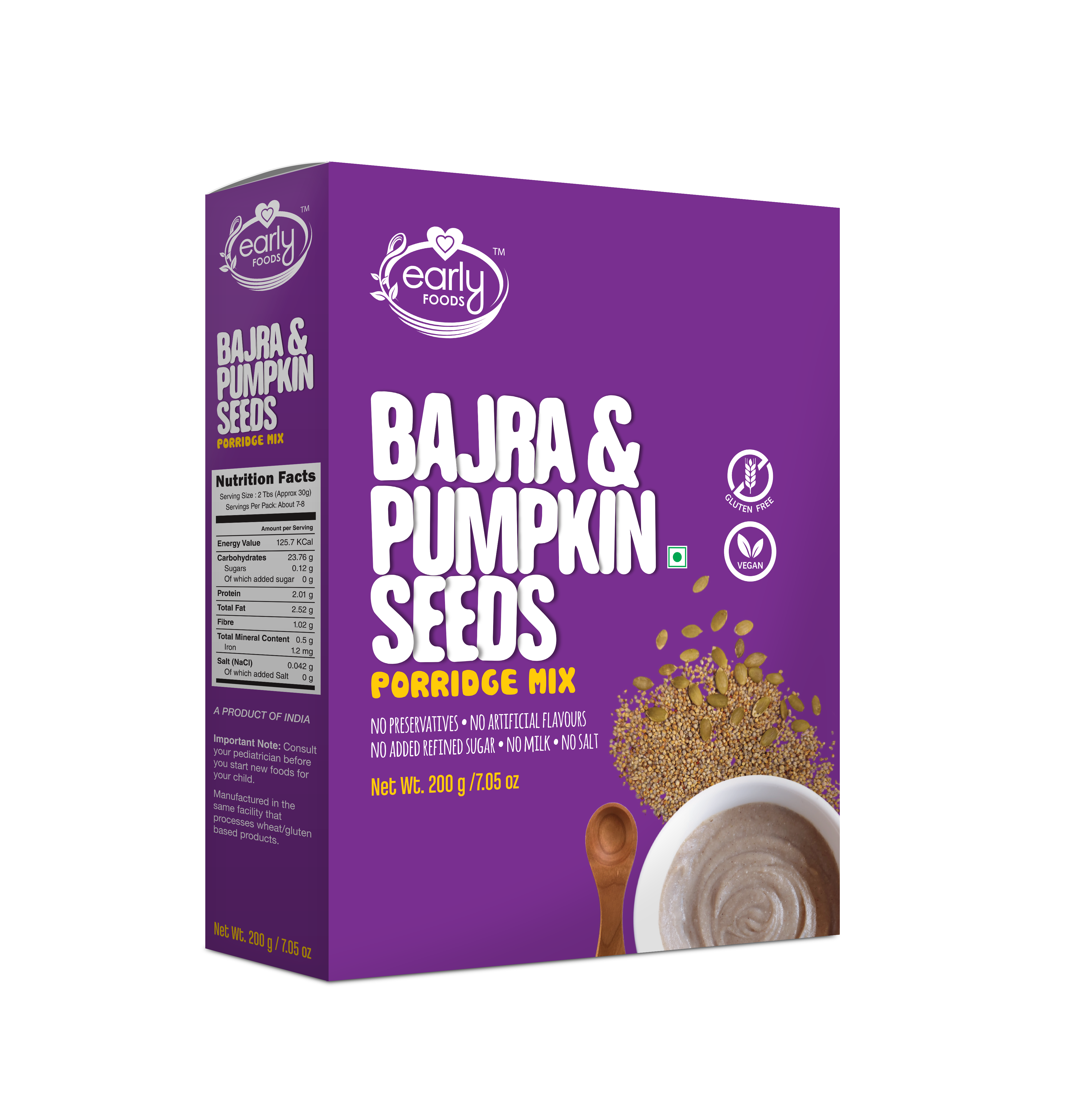 Bajra Pumpkin Seeds Porridge Mix