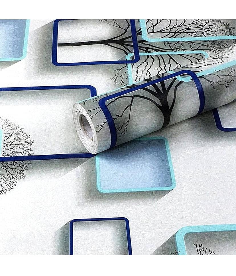 KAAF - Abstract 3D Wallpaper ( 40 x 500 ) cm ( Pack of 1 )
