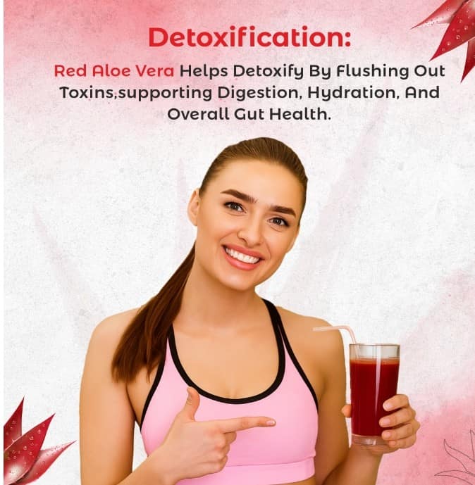 Teamex red alovera juice view 3
