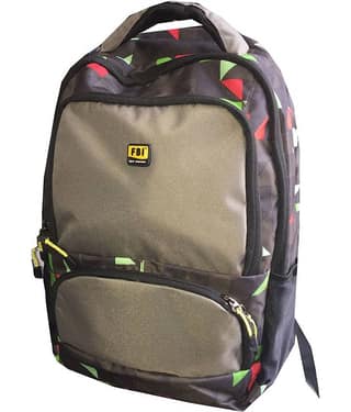 Fabco Black-Mouse Polyester 40 Ltrs School Bag