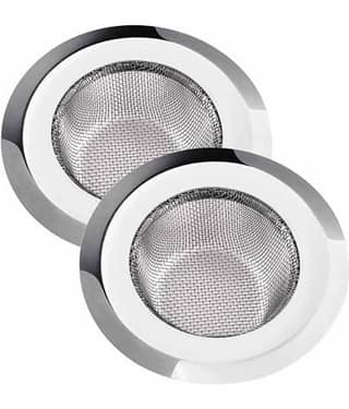 Shree Krishna Stainless Steel Sink Strainer/Jali (Size-3) Silver 4inch Steel Angle Cock