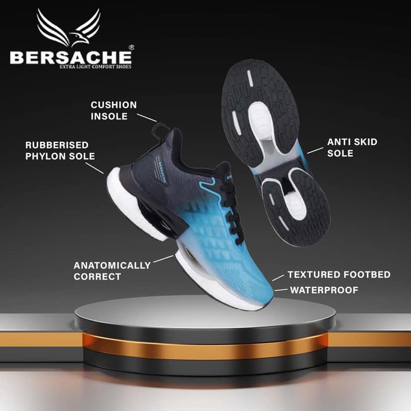 Bersache Premium Sports ,walking,Gym,cricket, Trending Running Shoes For Men's view 5