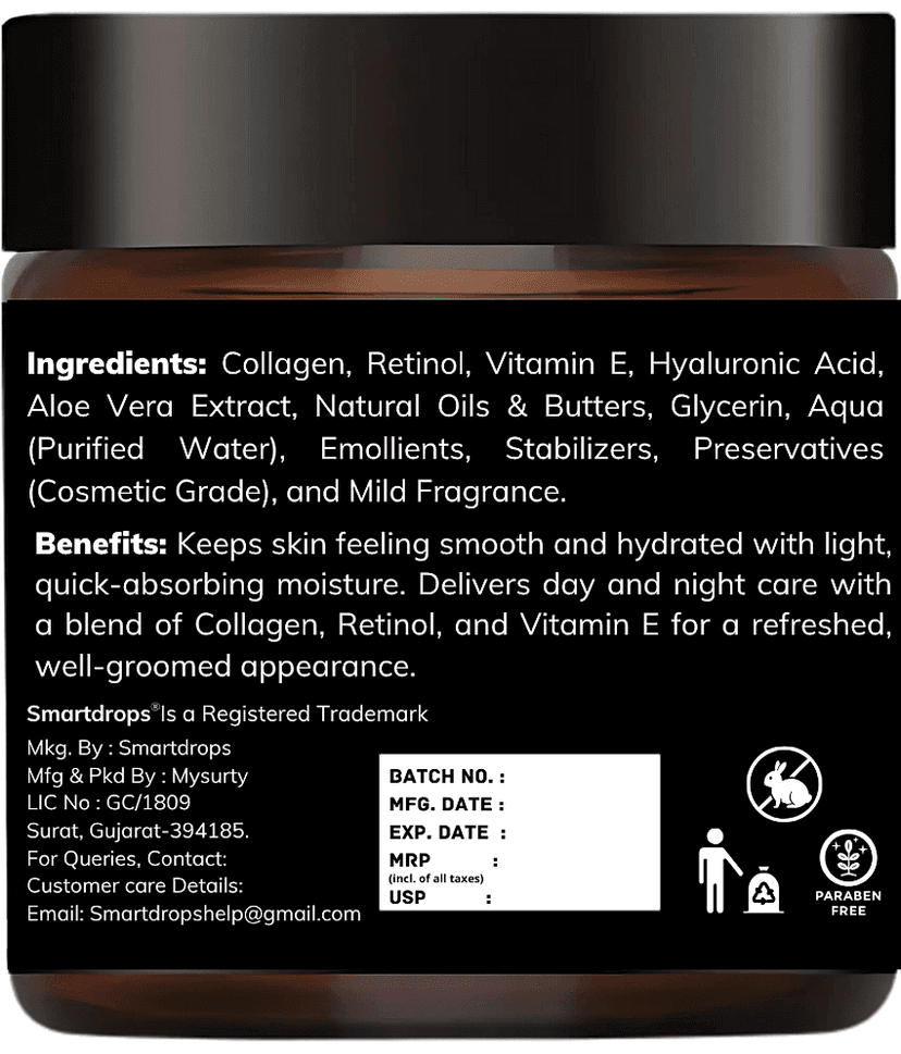 Smartdrops - Night Cream for Normal Skin 50 gm ( Pack of 1 ) view 2