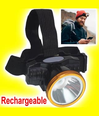 JMALL Black Head Torch ( Pack of 1 )
