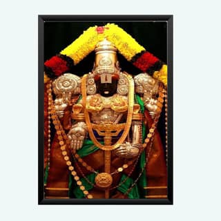 NOKKES tirupati blalaji Venkateswara tirupati blalaji Photo Frames Religious Photo frame 5X7 Inch Photo Frame_AQW46