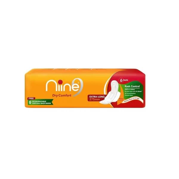 Nine Pads Dry Comfort XL 6 Pcs