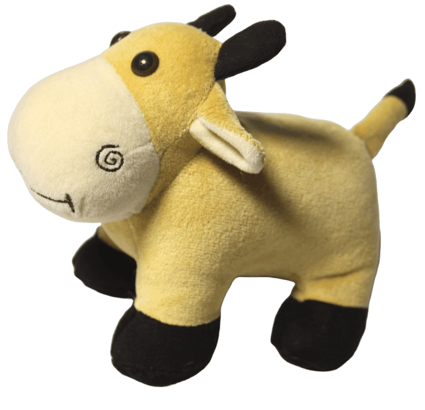 DyneJoy Plush Huggable Cow Toy, Stuffed & Soft- Interactive Fun, Irresistible Cuteness, Huggable Comfort, Playful Adventures, Versatile Gifting (Pack of 1). view 2