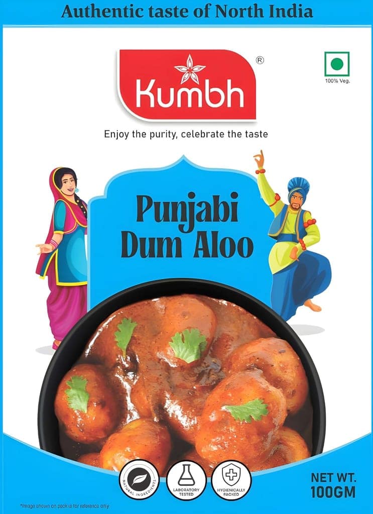 Kumbh Punjabi Dum Aloo Masala 100 Gm view 5