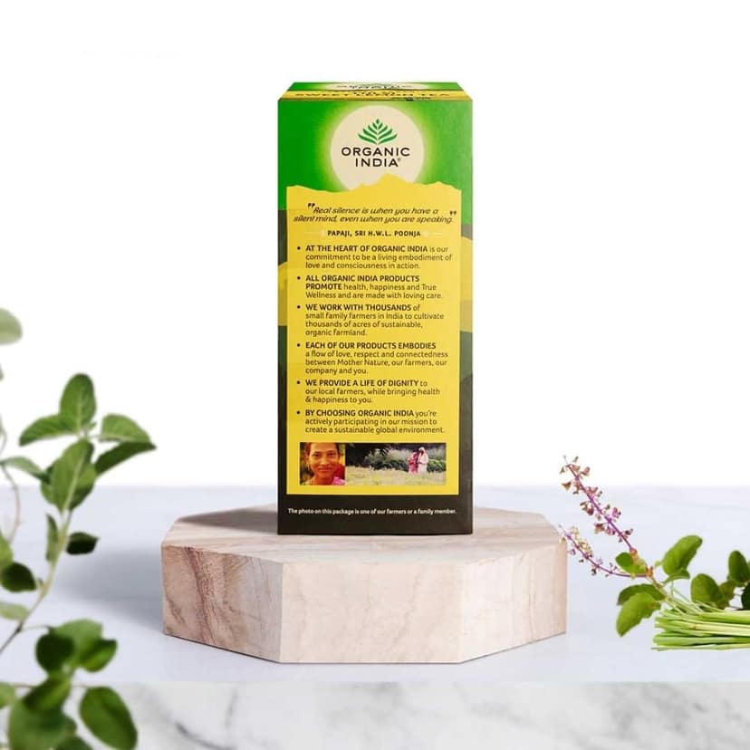 Organic India Tulsi Sweet Lemon 25 Tea Bags view 9