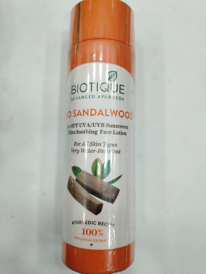 Biotique Advanced ayurveda bio sandalwood Ultra soothing face lotion