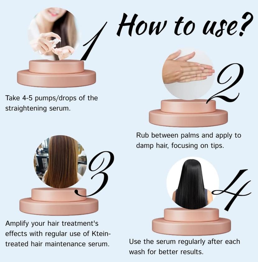 Ktein 100% Plant Based Hair Straightening Serum view 3