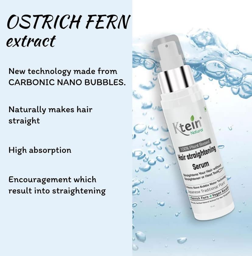 Ktein 100% Plant Based Hair Straightening Serum view 5
