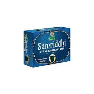Giri Samriddhi Divine Sambrani - 12 Cups | Dhoop Cups | Loban | 12 Pcs | Guggal for Pooja