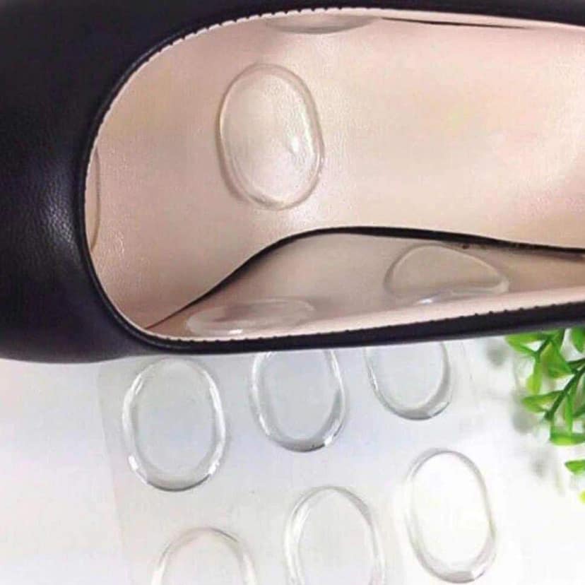 Silicone Shoe Insoles Pads, Mat Silicone Heel Pads (1 Pair) view 5