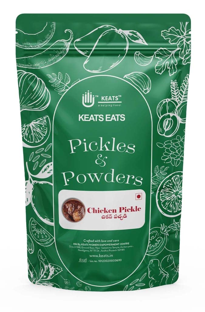 KEATS Chicken Pickle - Authentic Andhra Flavor - 250g