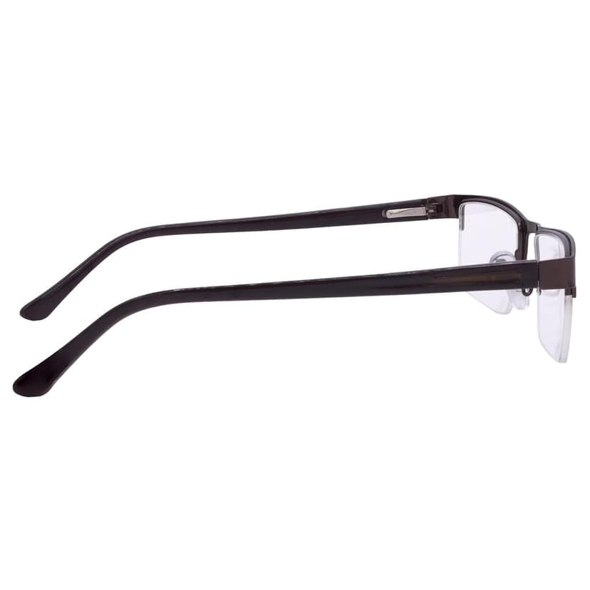 HRINKAR Half Rim Stylish Photochromic Glasses and Sunglasses for Men and Women � Perfect for Day & Night Wear! - HRPG01-BWN view 4