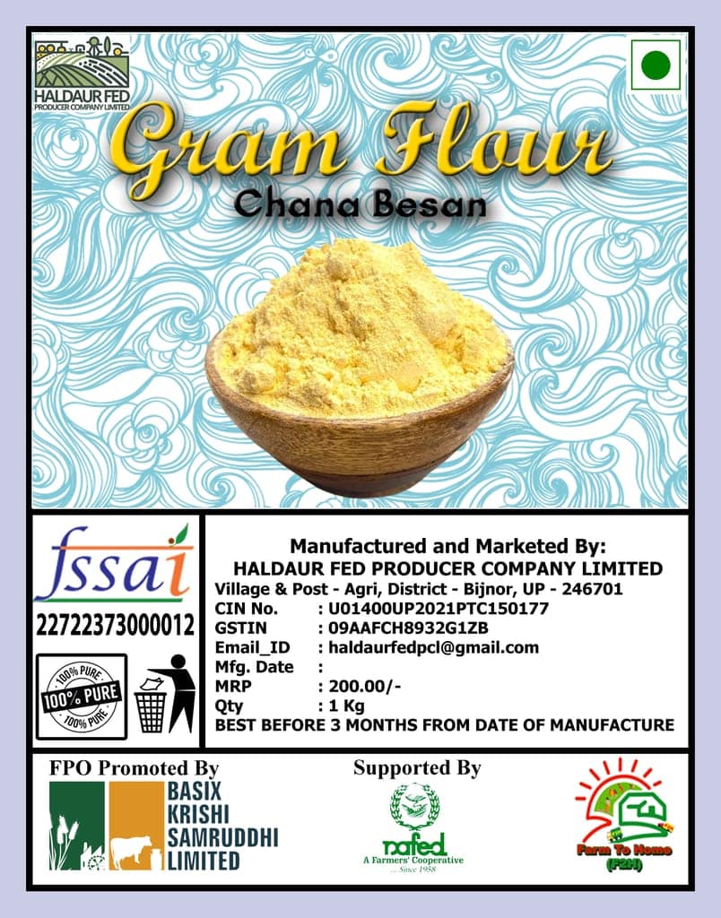 Gram Flour Chana Besan 1 Kg (pack of 5) view 3