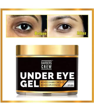 Barbers Crew Under eye Gel for Dark Circle Remove For Face Moisturizer Gel Eye Mask 50 g