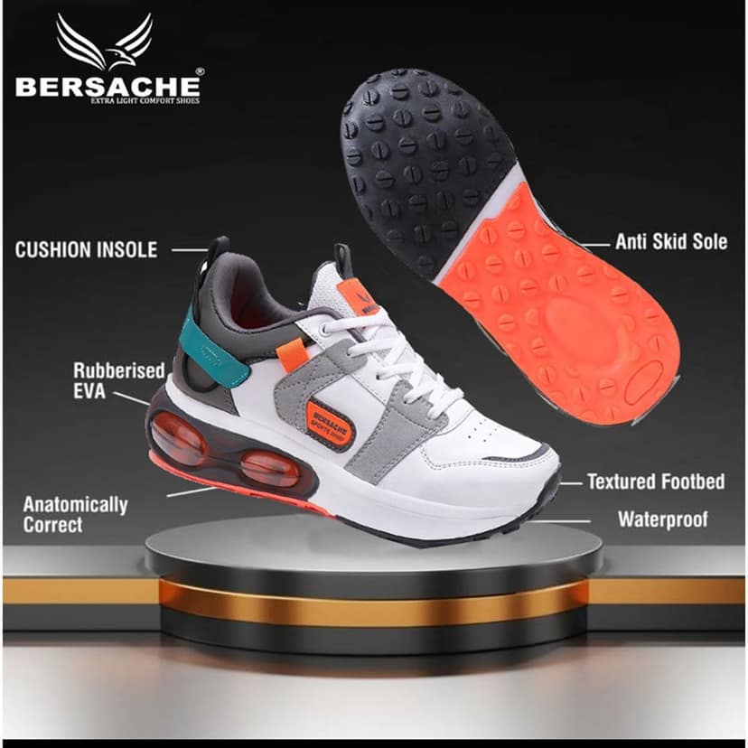 Bersache Sneaker, Loafers ,Casual With Extra Comfort Sneakers For Men's view 4