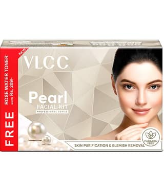 VLCC Pearl Facial Kit 3 Times Use Facial Kit For All Skin Type Pearl 400g ( Pack of 1 )