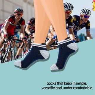Sarvatr Ultimate Comfort Unisex Solid Ankle-Length Cotton Lupi Socks Free Size for Men and Women (pack of 5)